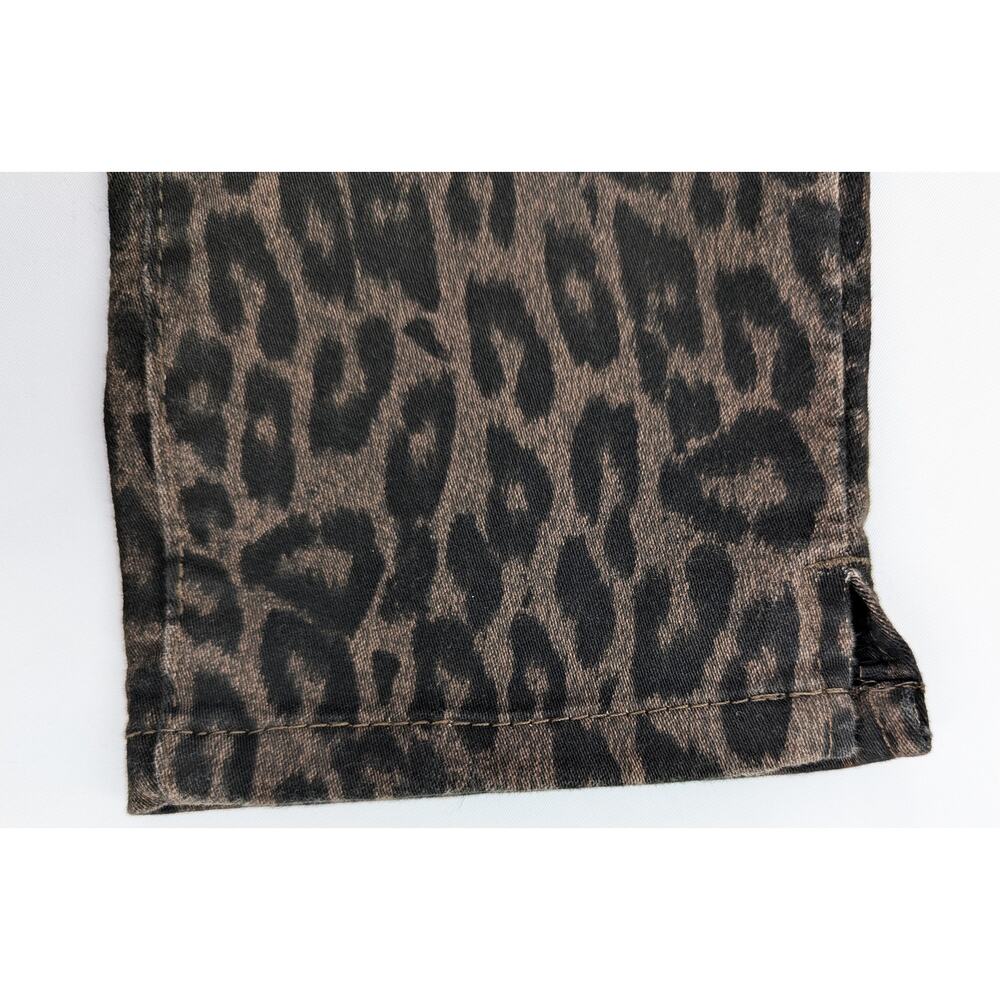 Wit & Wisdom Jeans Ab Solution Leopard Print High Rise Pants Size 0 - Picture 11 of 13
